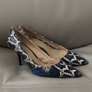 Zara Woman Snakeskin Heels